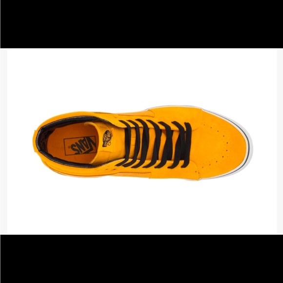 Vans Sk8-Hi 'Sport Stripes - Cadmium Yellow Skater Road Sneakers - Picture 3 of 6